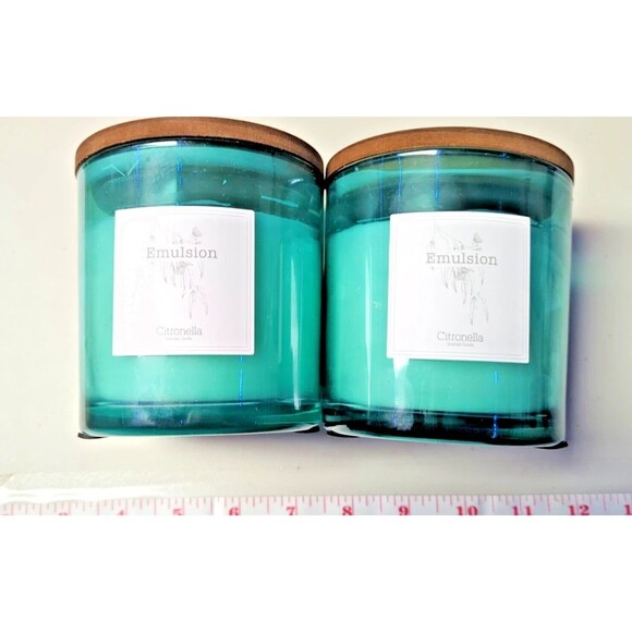2 Packs Citronella Candle Outdoor Indoor, 13 oz 1-Wick Jar Candle for Summer - Picture 4 of 13